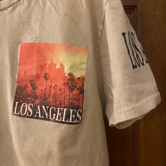 Los Angeles Tee Shirt Mens Size 3X On Fire Brand California - Picture 3 of 7